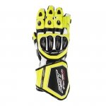 Rękawice motocyklowe RST Tractech Evo 4 Neon Yellow Black Black 