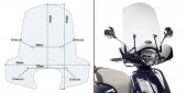 KAPPA 6109AK SZYBA KYMCO LIKE 125 (17-18) PRZEZROC 