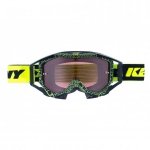KENNY GOGLE TITANIUM GRANIT NEON YELLOW 