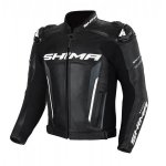 SHIMA KURTKA MOTOCYKLOWA SKÓRA BANDIT JACKET BLACK 