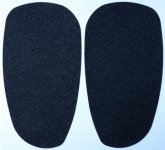 Tankpad Antypoślizgowy 2 Części RG Racing Suzuki Gsx-R 600 / 750 01-03 Black 