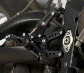 Podnóżki Regulowane RG Racing Triumph 675 Daytona (Skrzynia Biegów Road Lub Race), Zestaw Black 