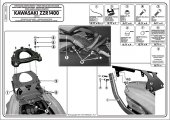 GIVI 4106FZ STELAŻ CENTRALNY KUFRA KAWASAKI ZZR 1400 (12 > 15) 
