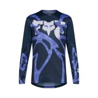 Koszulka Rowerowa Z Długim Rękawem Fox Flexair Diffuse Se Blueberry