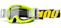 100 PROCENT GOGLE STRATA JUNIOR MUD ŻÓŁTY FLUO 100 PROCENT GOGLE STRATA JUNIOR MUD ŻÓŁTY FLUO