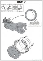 Kappa BF01K Pierścień mocujący tanklock SUZUKI