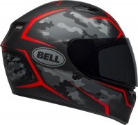 BELL KASK  QUALIFIER STEALTH CAMO MATTE BLACK/RED