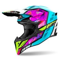 AIROH KASK OFF-ROAD WRAAAP DIAMOND GLOSS