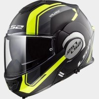 KASK LS2 FF399 VALIANT LINE MATT BLACK H-V YELLOW KASK LS2 FF399 VALIANT LINE MATT BLACK H-V YELLOW