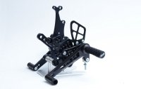 Podnóżki Regulowane RG Racing Kawasaki Zx-10R 16-, Zestaw Black