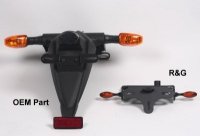 Mocowanie Tablicy Rejestracyjnej RG Racing Kawasaki Z1000 07- 09 & Z 750 07-/Z750R