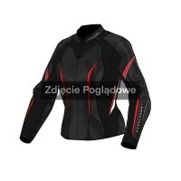 Kurtka motocyklowa skórzana damska Rebelhorn Diva St Black Red White