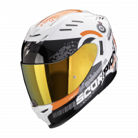 SCORPION KASK INTEGRALNY EXO-520 EVO TITAN WH/ORAN