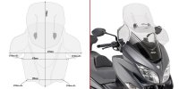 GIVI AF3115 SZYBA REGULOWANA AIRFLOW SUZUKI BURGMAN 400