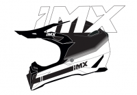 IMX KASK OFF-ROAD FMX-02 BLACK/WHITE GLOSS