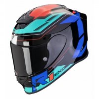 SCORPION KASK INTEGRALNY EXO-R1 BLAZE BK-BLUE-RED