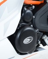 Zestaw Osłon Silnika RG Racing Ktm Rc125/200, 125 Duke 16, 200 Duke 16- (2 Części) Black
