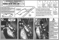 GIVI D214KIT MOCOWANIE SZYBY HONDA SILVER WING 600 '01-09