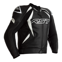 RST KURTKA SKÓRZANA TRACTECH EVO 4 CE BLACK/WHITE