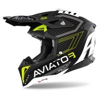 AIROH KASK OFF-ROAD AVIATOR 3 PRIMAL 3K YELLOW MAT AIROH KASK OFF-ROAD AVIATOR 3 PRIMAL 3K YELLOW MAT