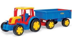 Gigant Traktor z przyczepą WADER 66100