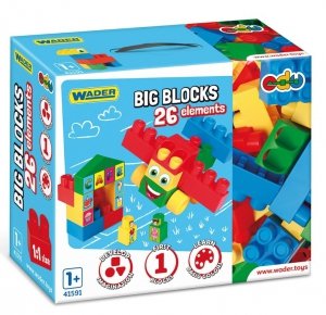 BIG Blocks klocki 26 elemetów  Wader 41591
