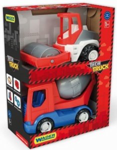 Tech Truck  betoniarka i walec Wader 35377