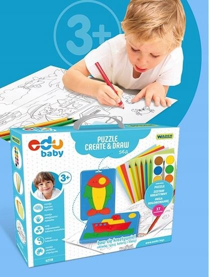 Puzzle Creat&amp;Draw morze WADER 42110