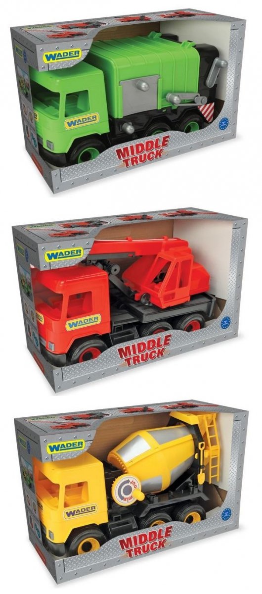 Middle Truck  betoniarka green w kartonie Wader 32104