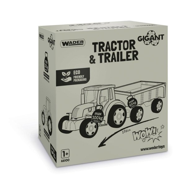Gigant Traktor z przyczepą WADER 66100