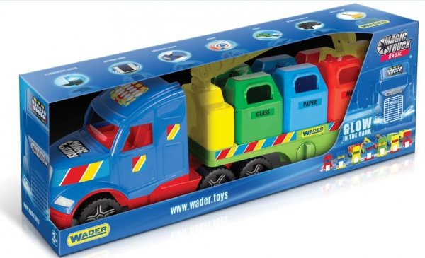 Magic Truck Basic śmieciarka Wader 36320