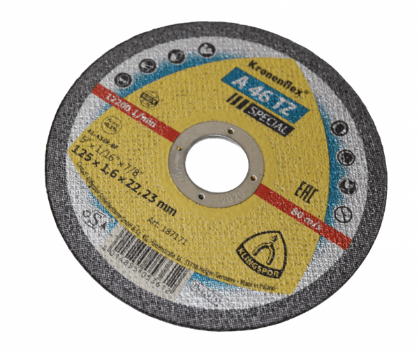 TARCZA DO METALU 125 X1,6 TZ
