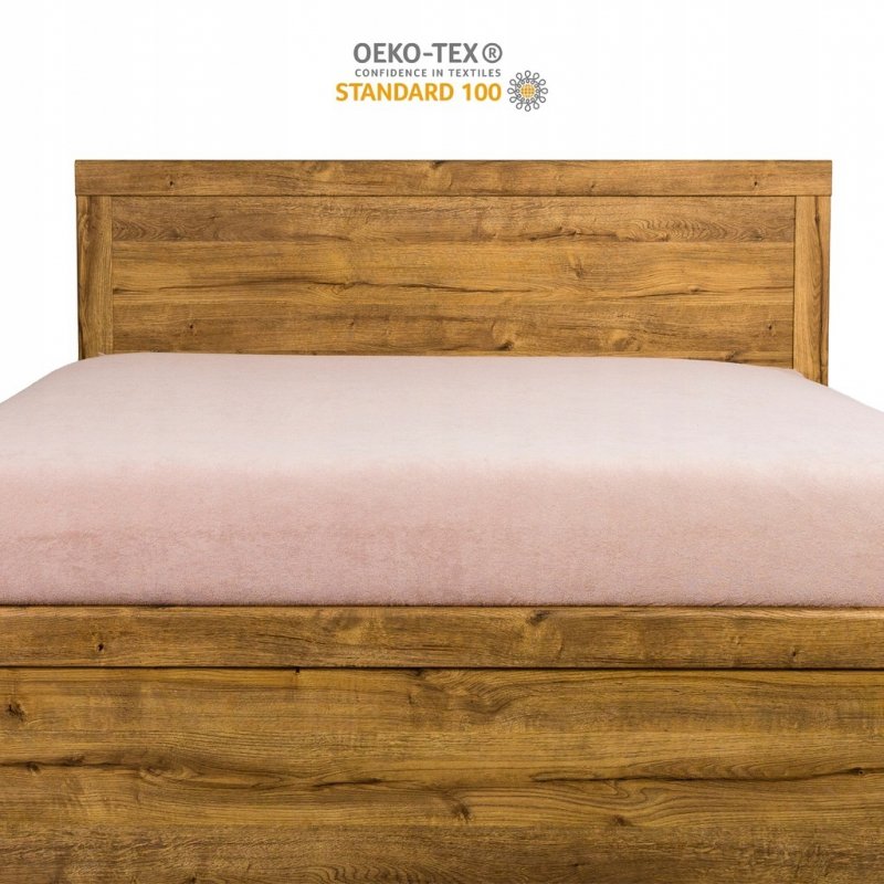 Prześcieradło Frotte z Gumką 90x200 Gruba Bawełna 200g Bok 30 pudrowy róż