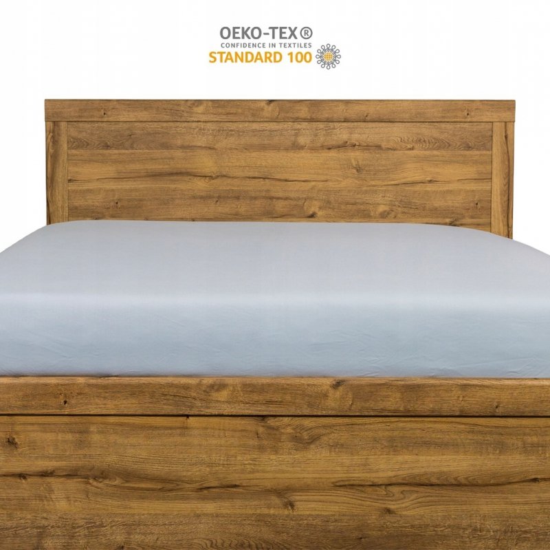 Prześcieradło 160x200 z Gumką GRUBA Bawełna Premium Bok 30 cm Popielaty