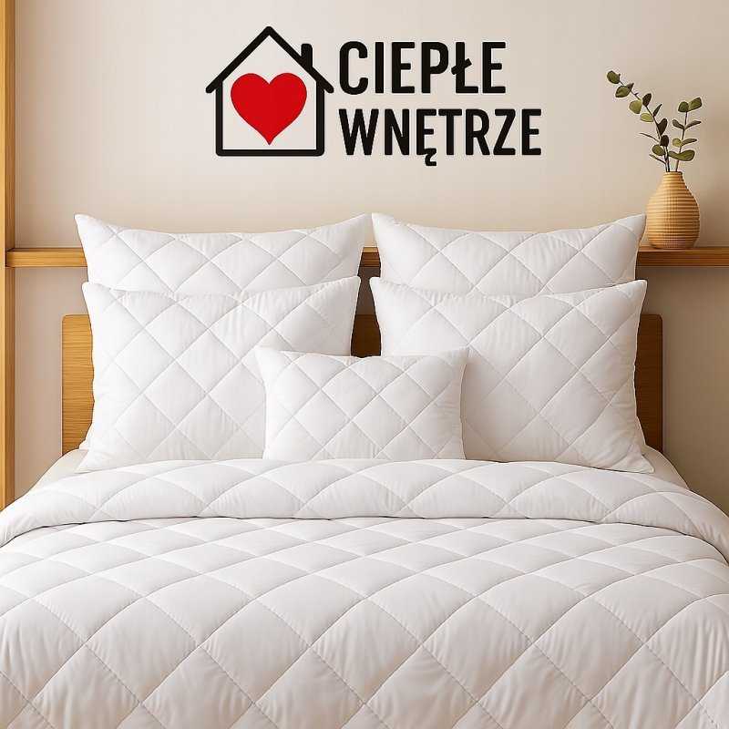 Gruba Poduszka 40x60 Mikrofibra z Zamkiem