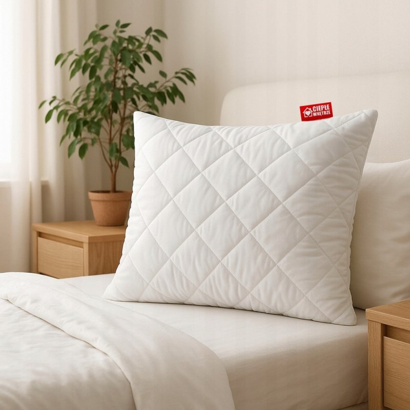 Gruba Poduszka 45x45 Mikrofibra z Zamkiem