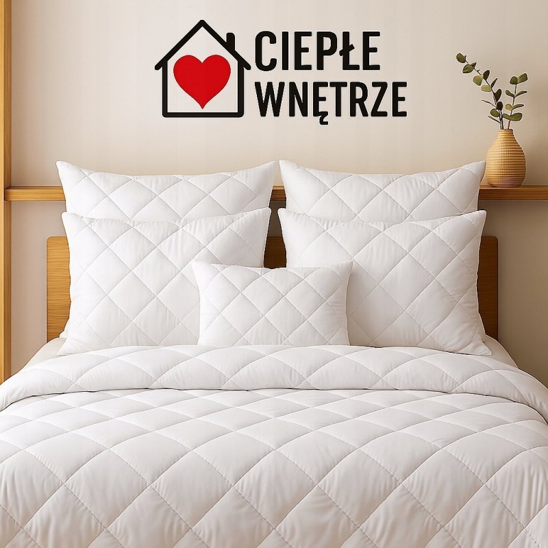 ZESTAW: KOŁDRA 160x200 + PODUSZKA 70x80 | ANTYALERGICZNY KOMPLET POLSKA