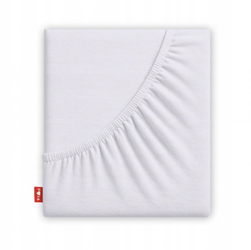 Prześcieradło 160x200 z Gumką GRUBA Bawełna Premium Bok 30 cm Biały