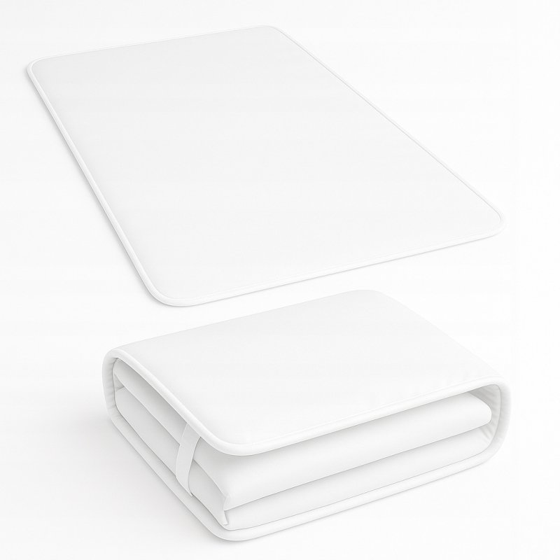 Ochraniacz na materac 100x200 NIEPRZEMAKALNY WODOODPORNY 90C topper Z GUMKĄ