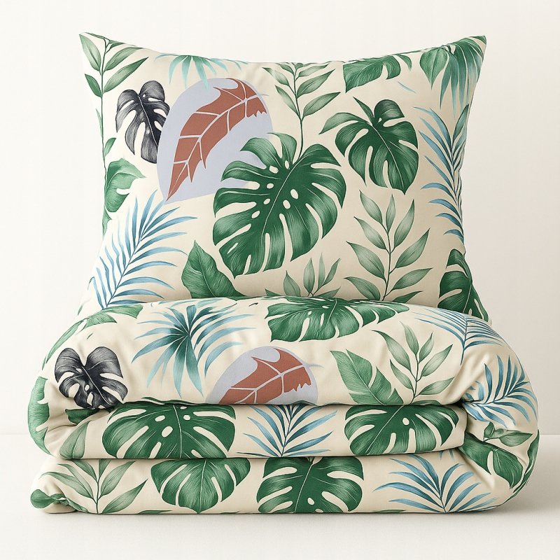 POŚCIEL 200x220 BAWEŁNA KOMPLET POŚCIELI BAWEŁNIANEJ + 2 POSZEWKI WZÓR A-07