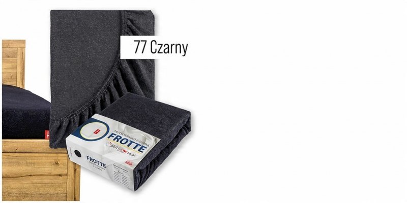 Prześcieradło FROTTE z Gumką 200x200 Bawełna Czesana Bok 30 cm Różne Kolory (WYBIERZ)
