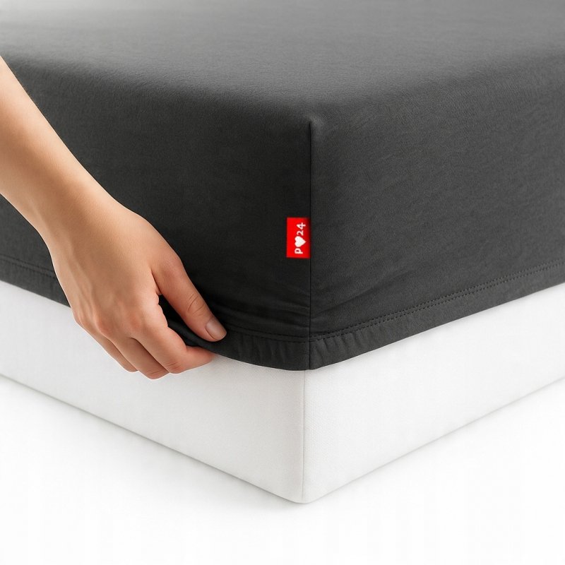 Prześcieradło Jersey z Gumką 200x220 Bawełna Czesana Bok 30 cm (WYBIERZ)