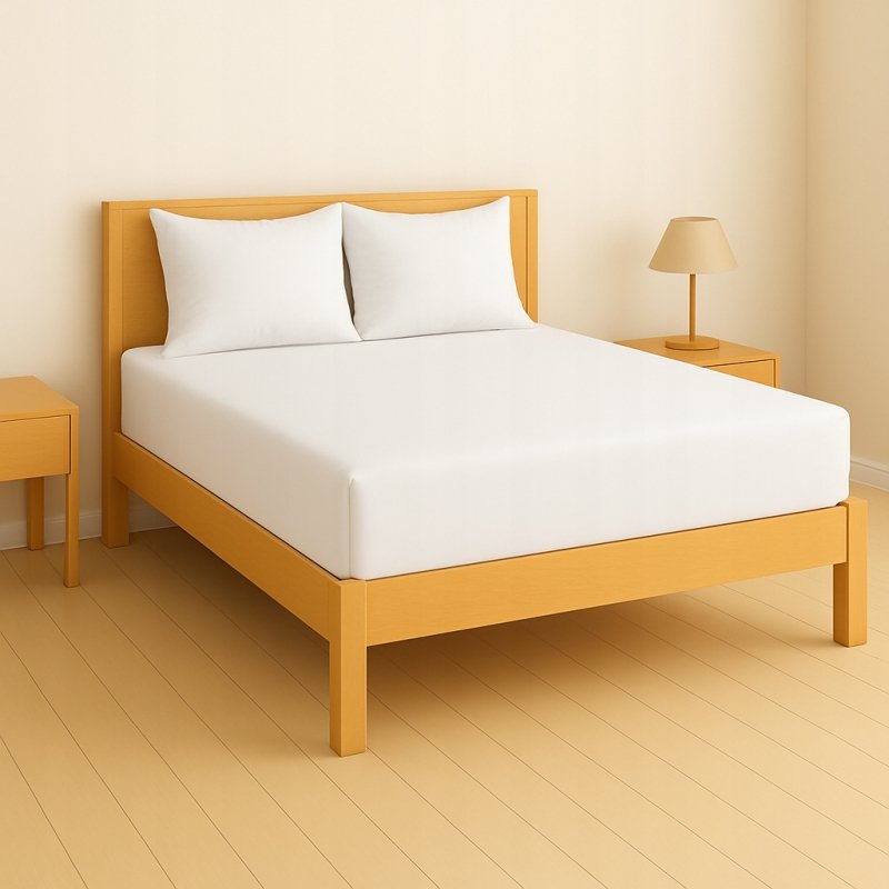 PRZEŚCIERADŁO Z GUMKĄ 80x200 BIAŁY MATERAC ZAKŁADKA DO 25 CM