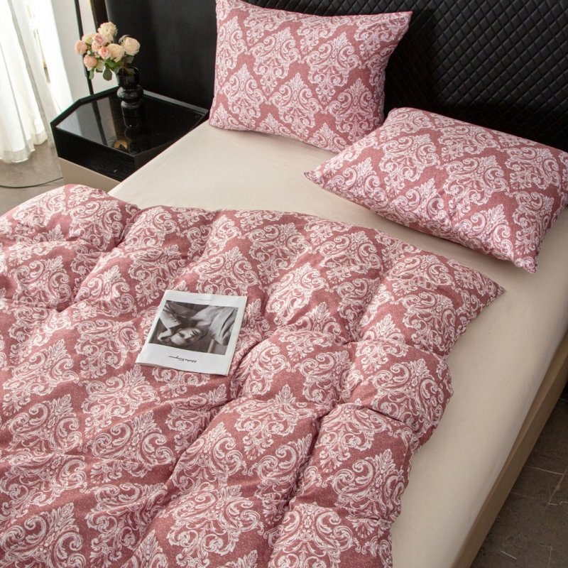 POŚCIEL 200x220 KOMPLET POŚCIELI + 2 POSZEWKI WZÓR T-1604