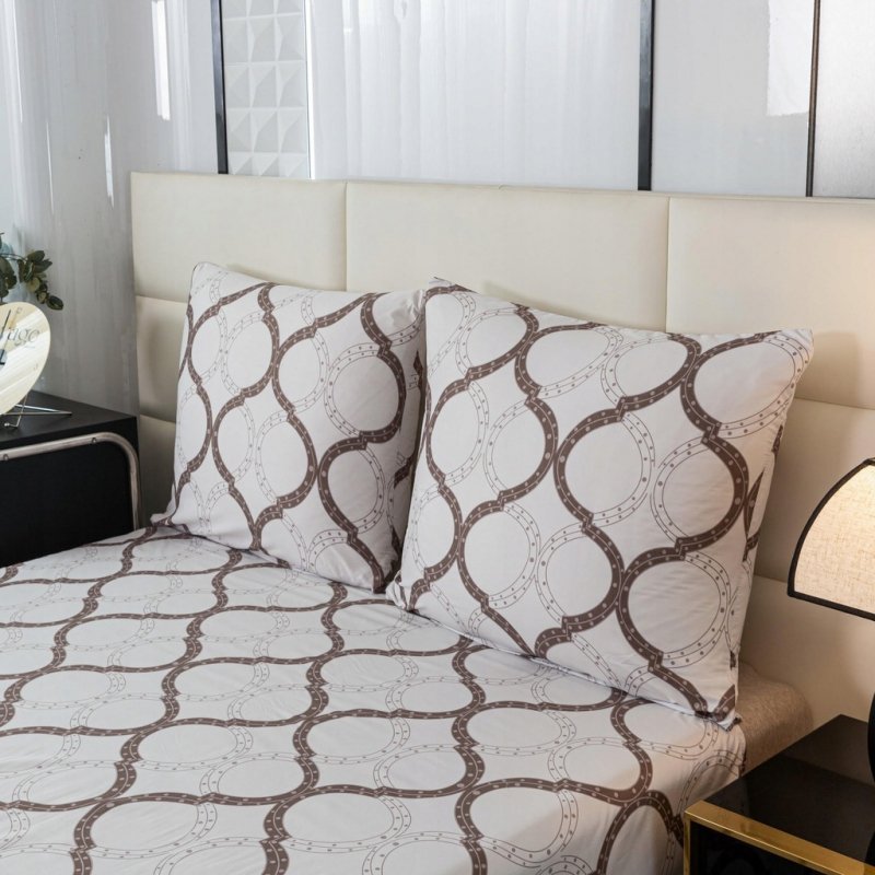 POŚCIEL 200x220 BAWEŁNA KOMPLET POŚCIELI BAWEŁNIANEJ + 2 POSZEWKI A-2793