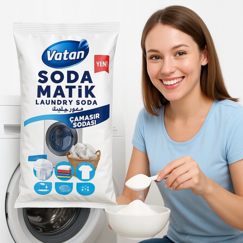 SODA MATIK 600 g TURECKA SODA KALCYNOWANA DO PRANIA I SPRZĄTANIA