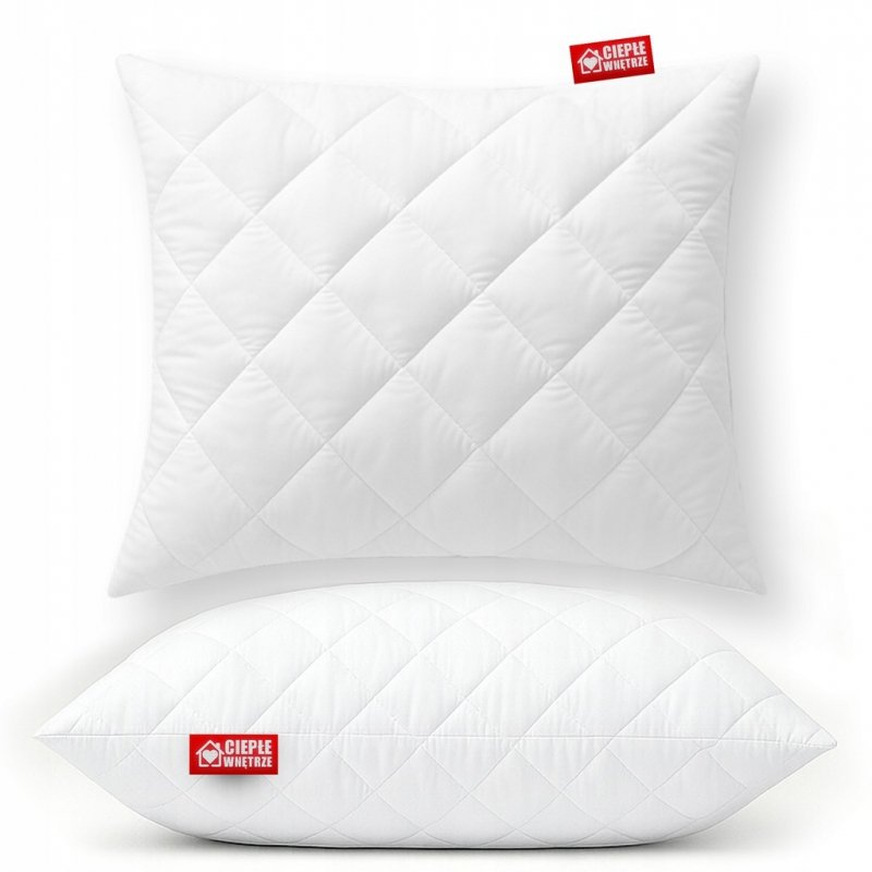 Gruba Poduszka  40x40 Mikrofibra z Zamkiem