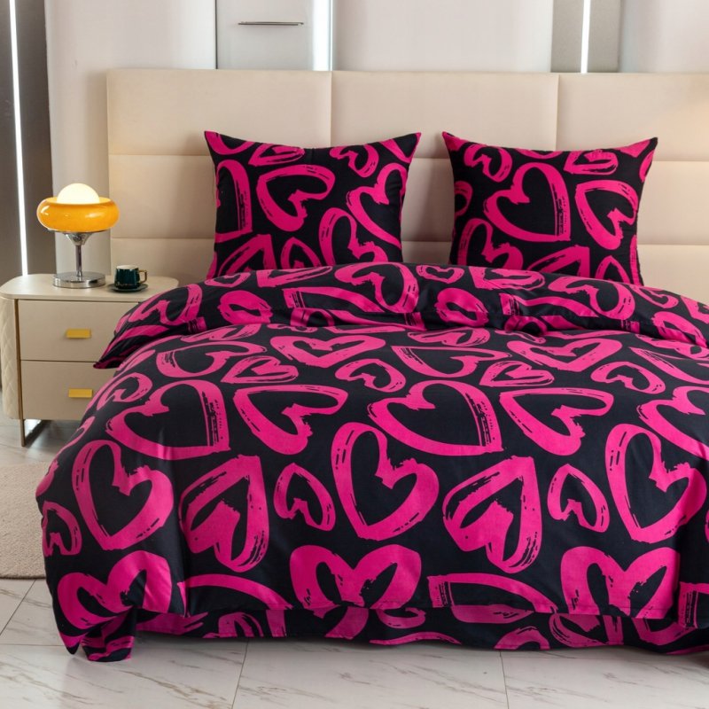 POŚCIEL 200x220 BAWEŁNA KOMPLET POŚCIELI BAWEŁNIANEJ + 2 POSZEWKI A-3018