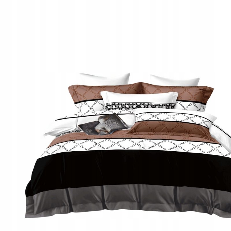 POŚCIEL 200x220 BAWEŁNA KOMPLET POŚCIELI + 2 POSZEWKI + PRZEŚCIERADŁO A-13