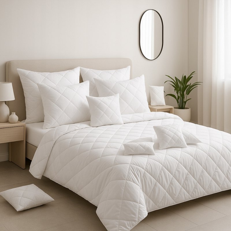 Gruba Poduszka 45x45 Mikrofibra z Zamkiem